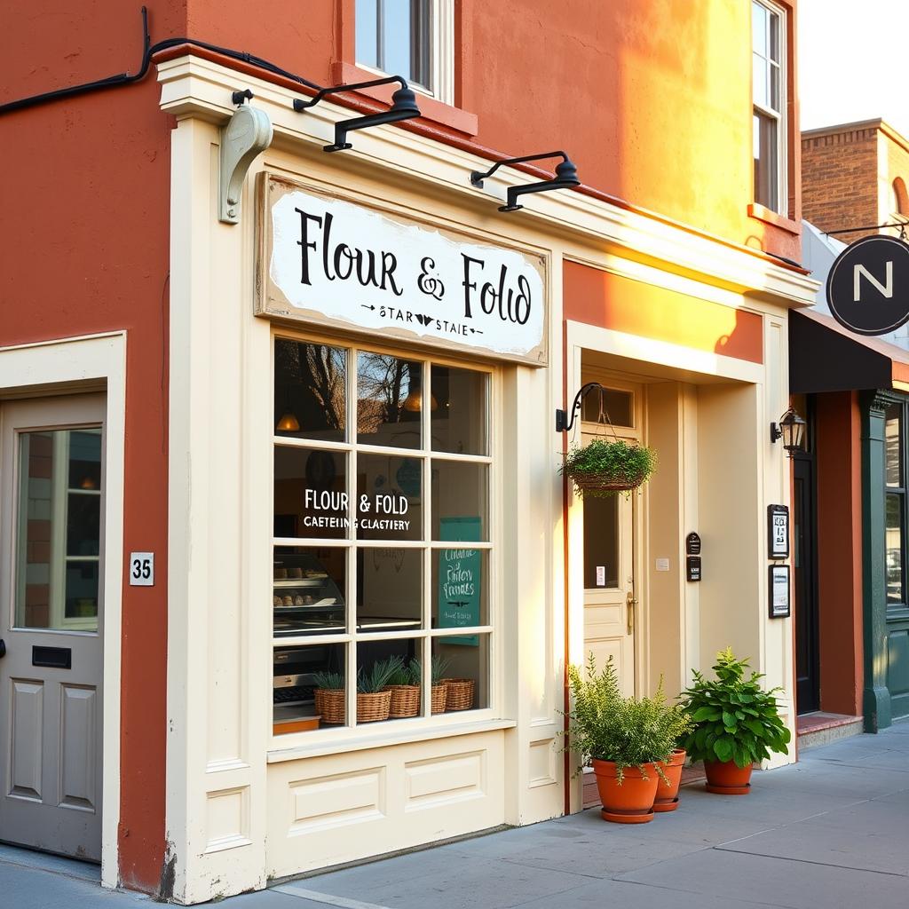 Flour and Fold bakery on East 6th Street, Austin TX